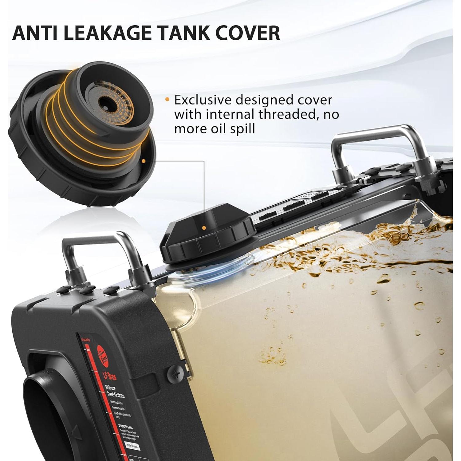 Calentador Diésel LF Bros N2 5kW 110V/12V/24V Control Remoto