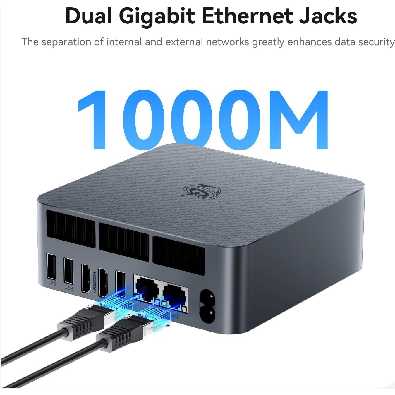 Mini PC Beelink EQI12, Intel Core i5-1235U, 32GB RAM, 500GB SSD