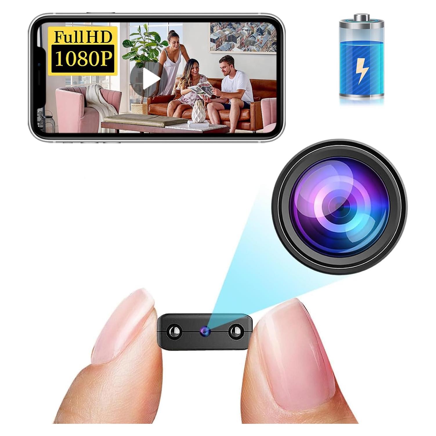 Cámara de Seguridad Mini HD 1080P SCHCWC con WiFi y Batería