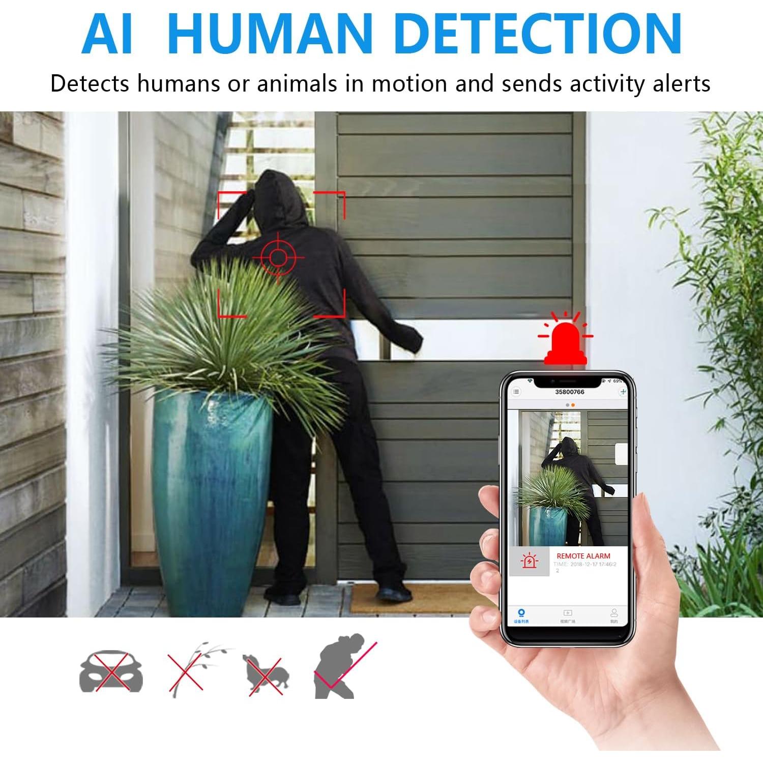 Cámara de Seguridad Mini HD 1080P SCHCWC con WiFi y Batería