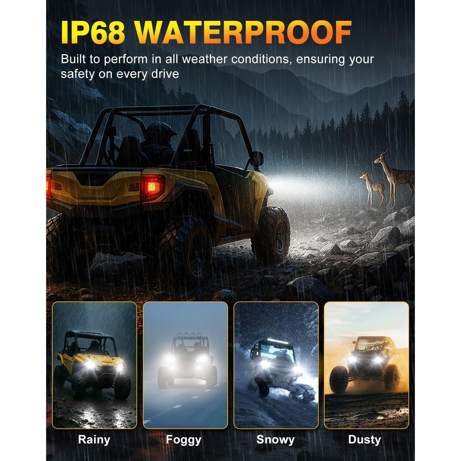 Bombillas LED H7 unionlux 6500K 40000LM Luz de Niebla - 2 Pzas