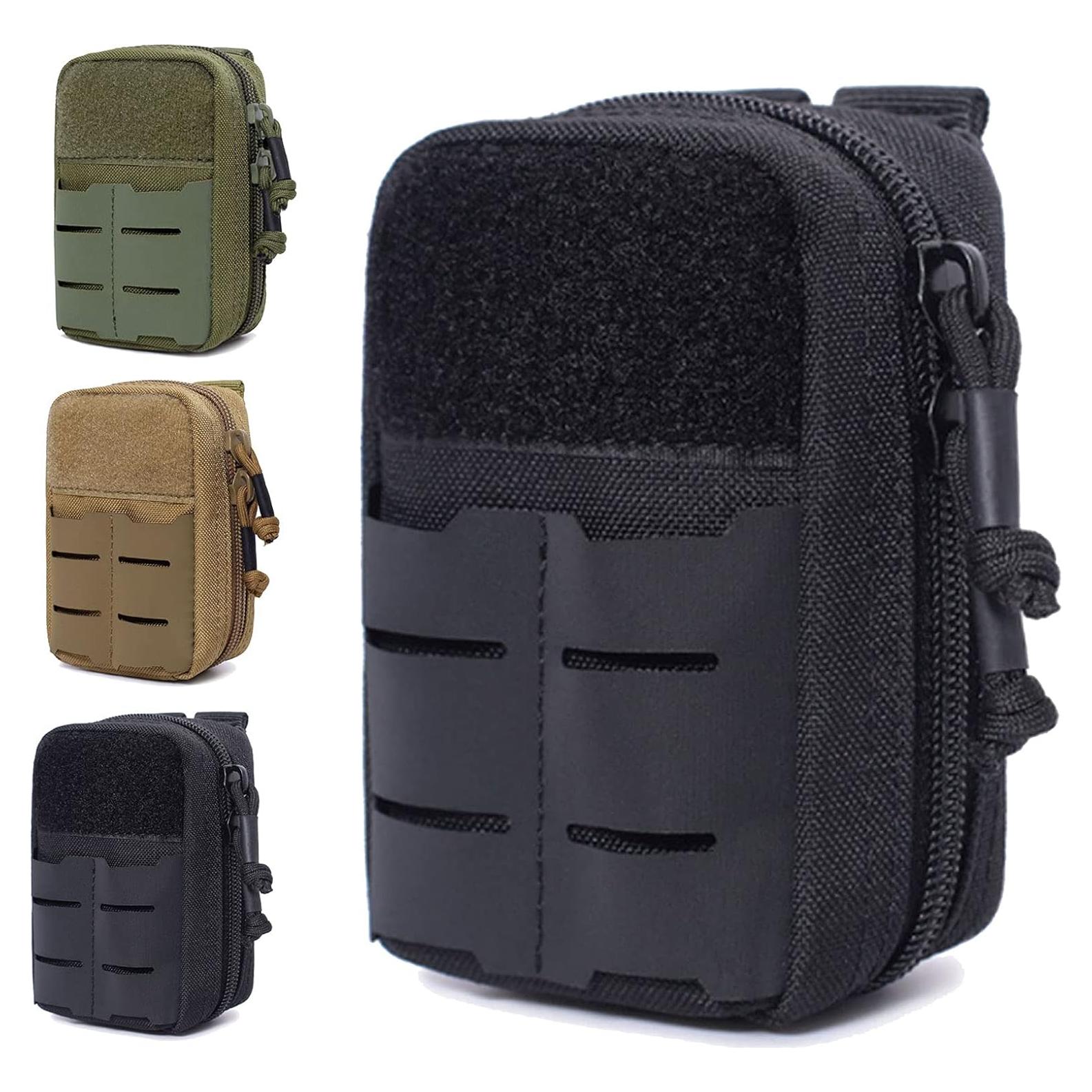 Bolsa Molle Táctica VIIDOO Negra Multiusos 13.2x8.6cm