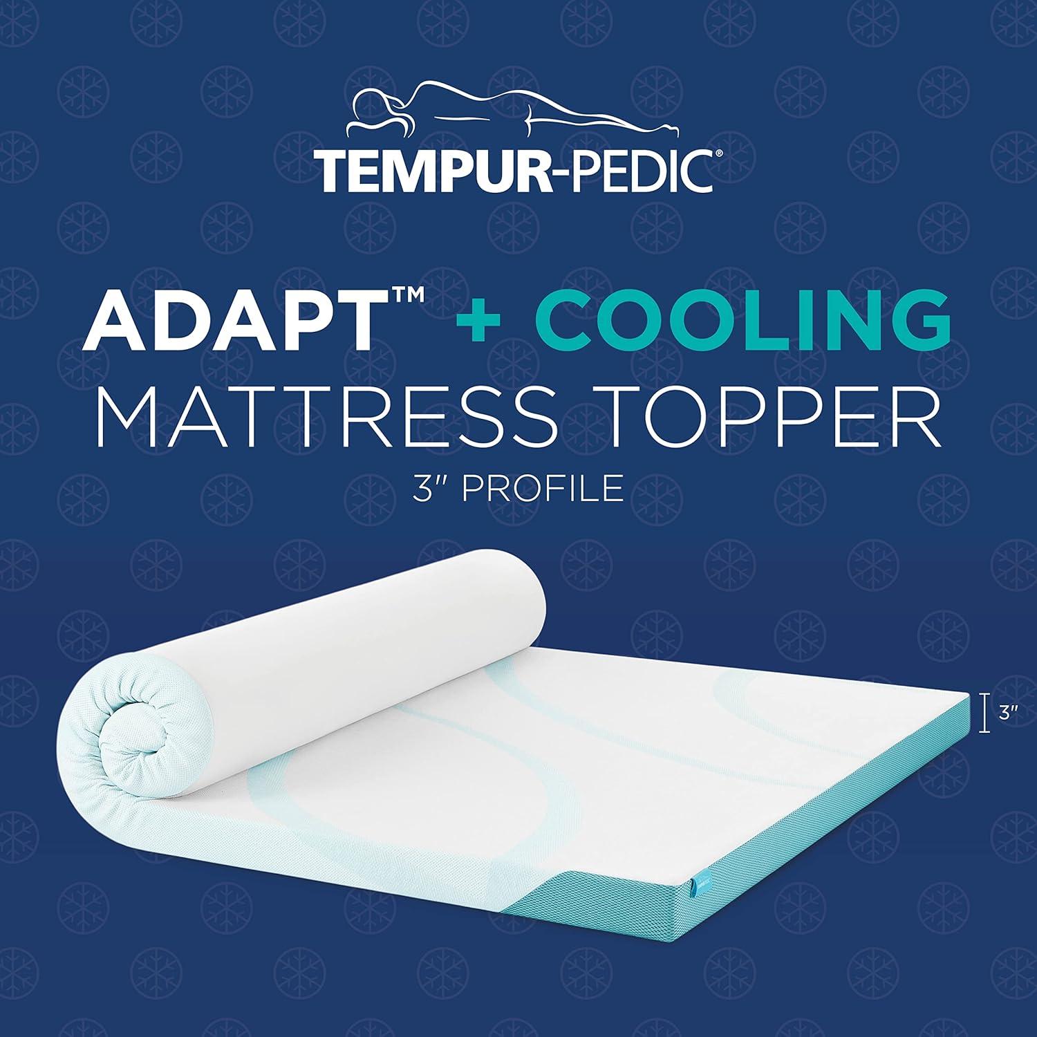 Colchón Topper Tempur-Pedic Doble 3" Enfriamiento Espuma