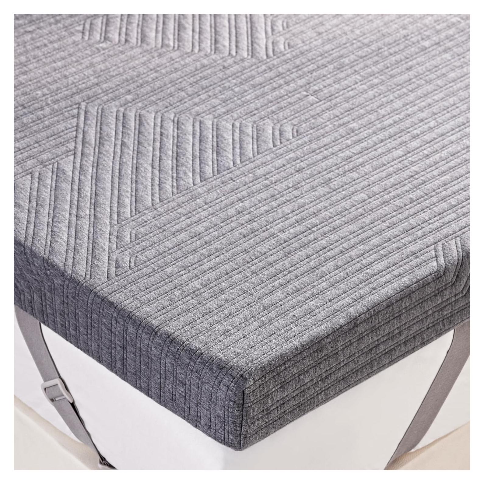 Almohadilla de Colchón BDEUS 3" Firme Queen Espuma Viscoelástica