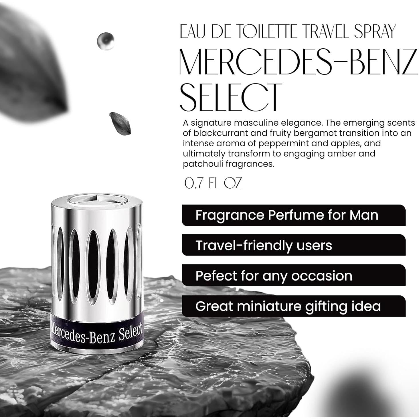Eau de Toilette Mercedes-Benz Select 19.2 ml para Hombres