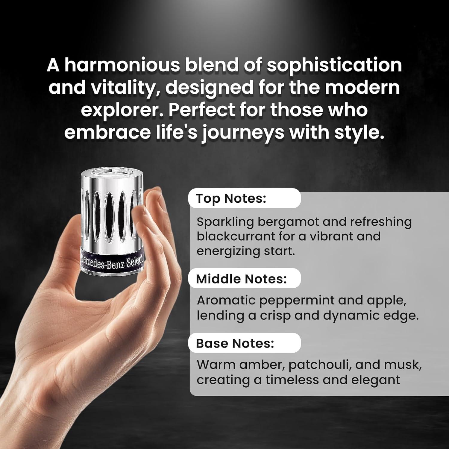 Eau de Toilette Mercedes-Benz Select 19.2 ml para Hombres