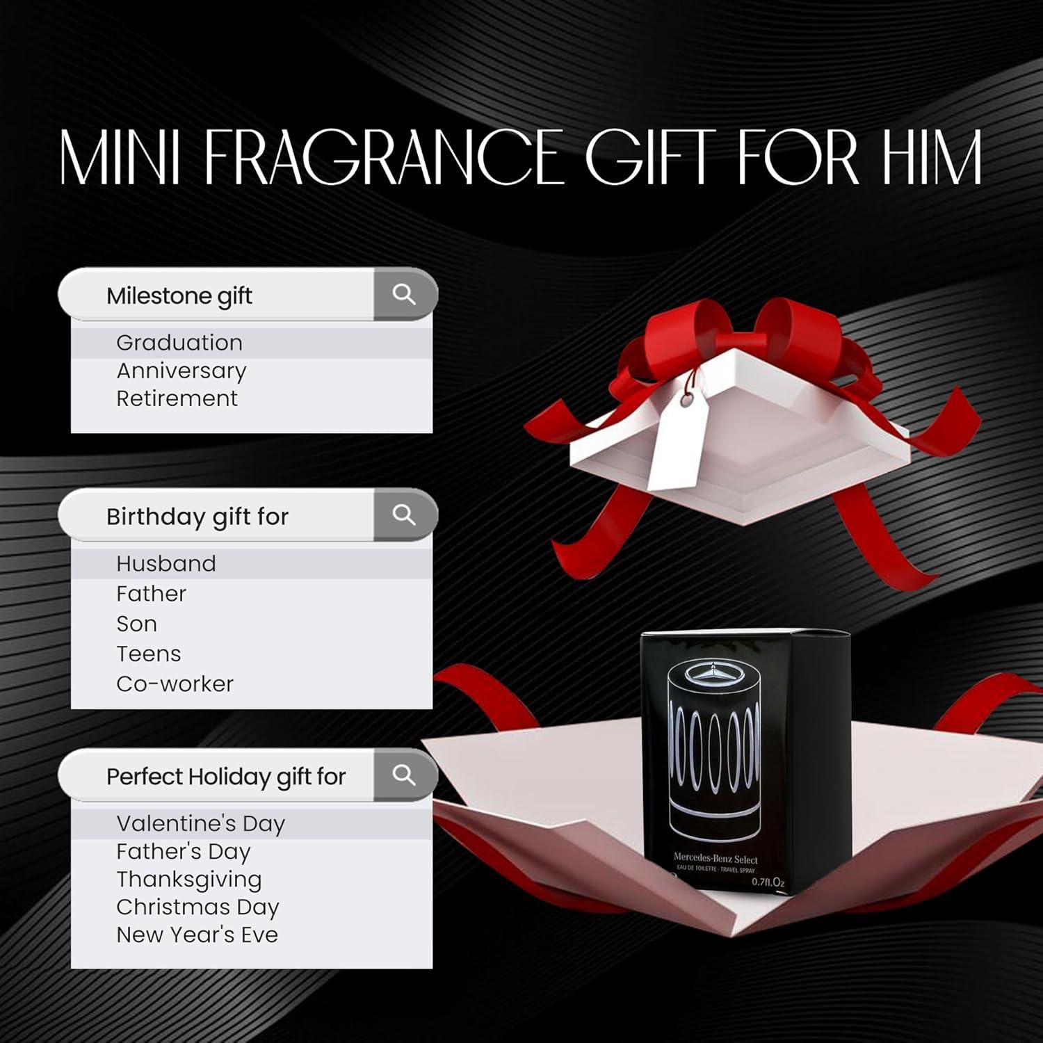 Eau de Toilette Mercedes-Benz Select 19.2 ml para Hombres