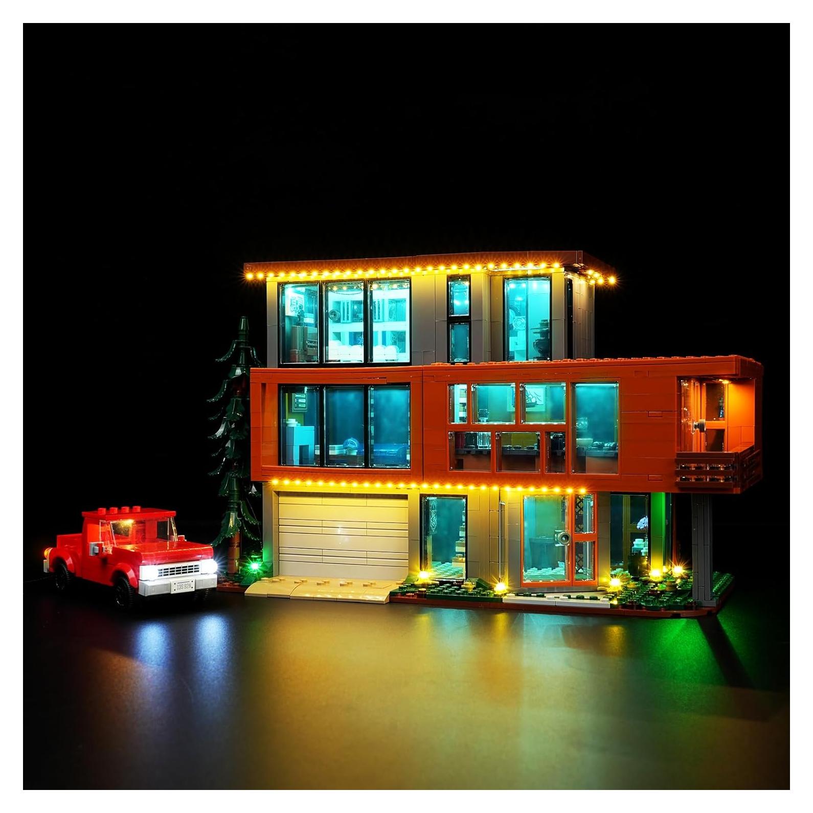 Kit de Luz LED para Lego Crepúsculo Casa Cullen 21354