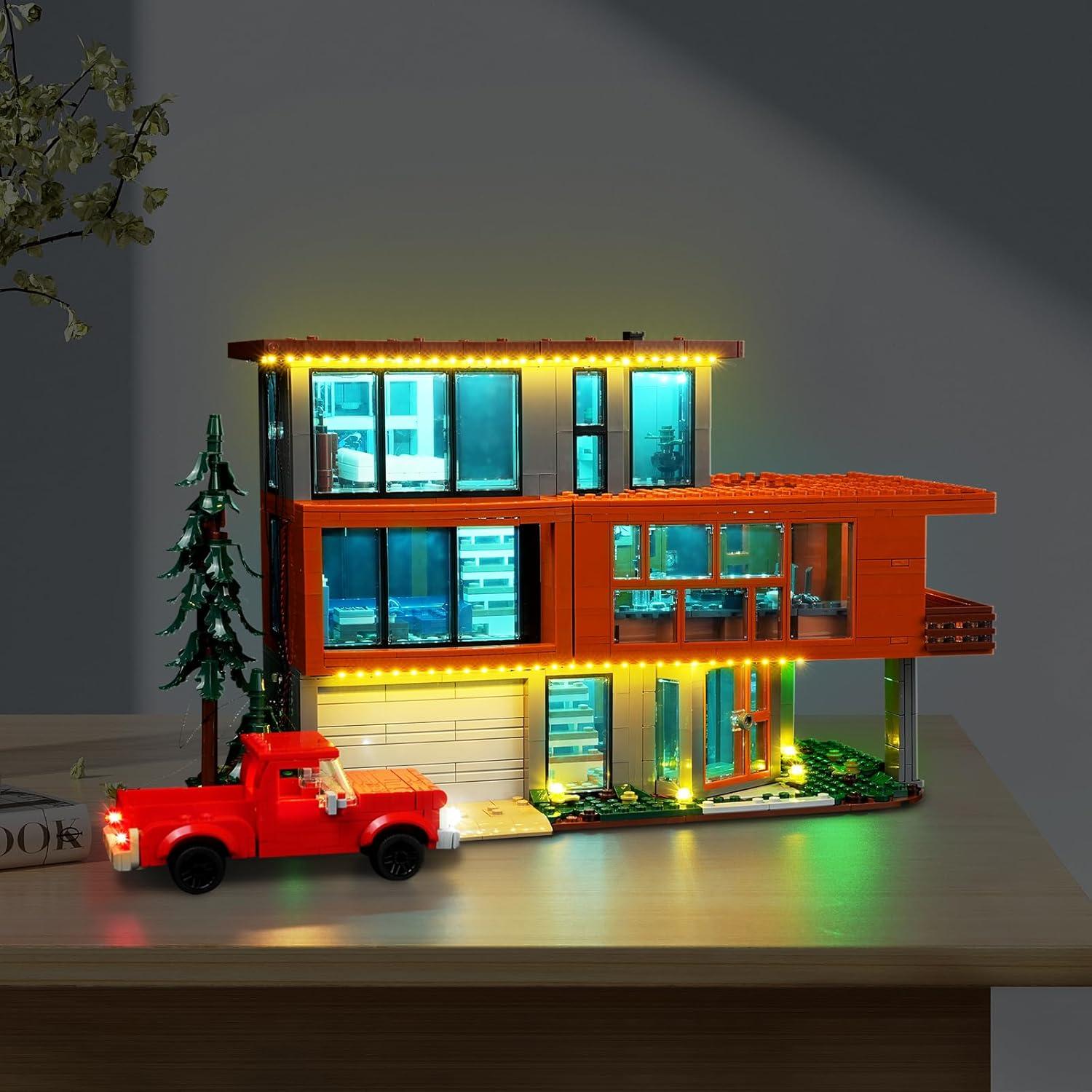 Kit de Luz LED para Lego Crepúsculo Casa Cullen 21354