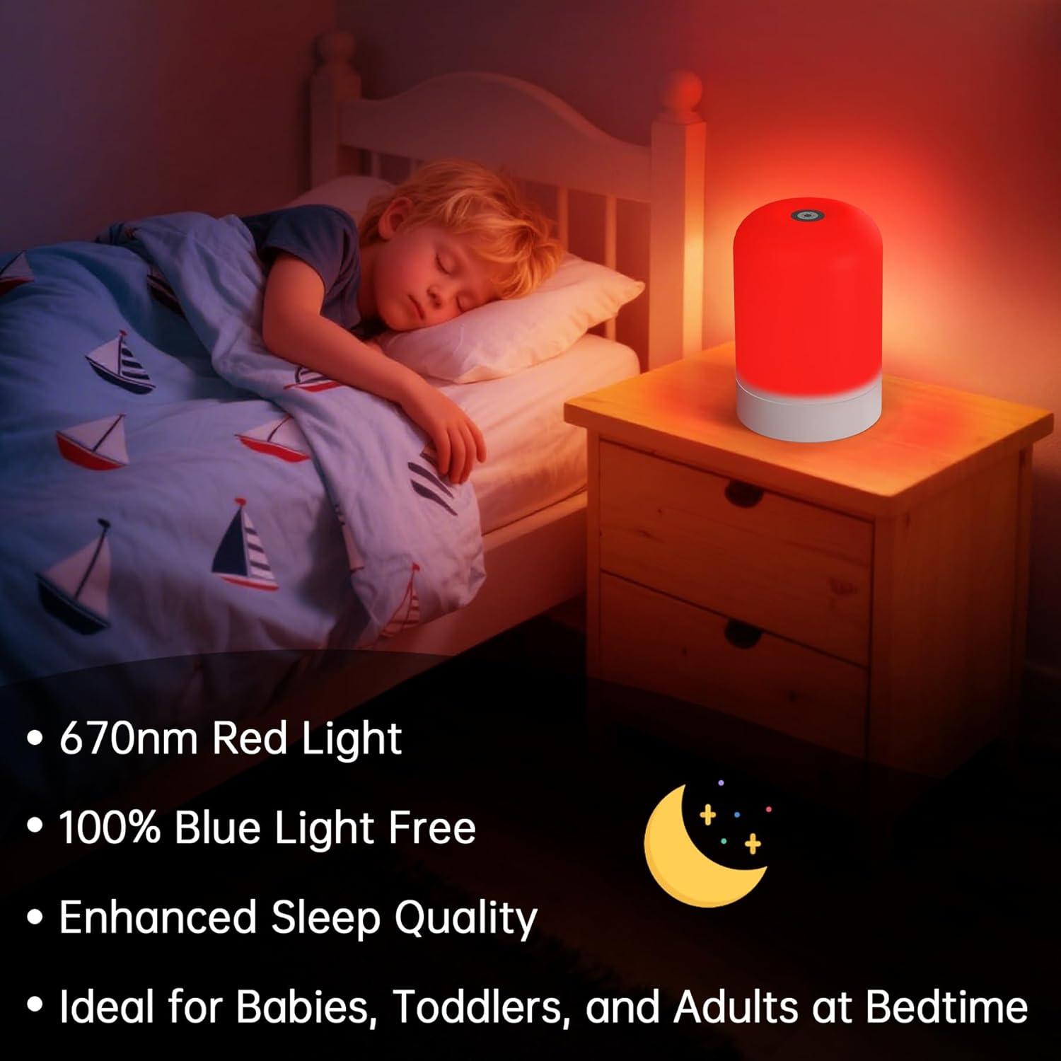 Lámpara de Terapia de Luz Roja Aogled 670nm Recargable