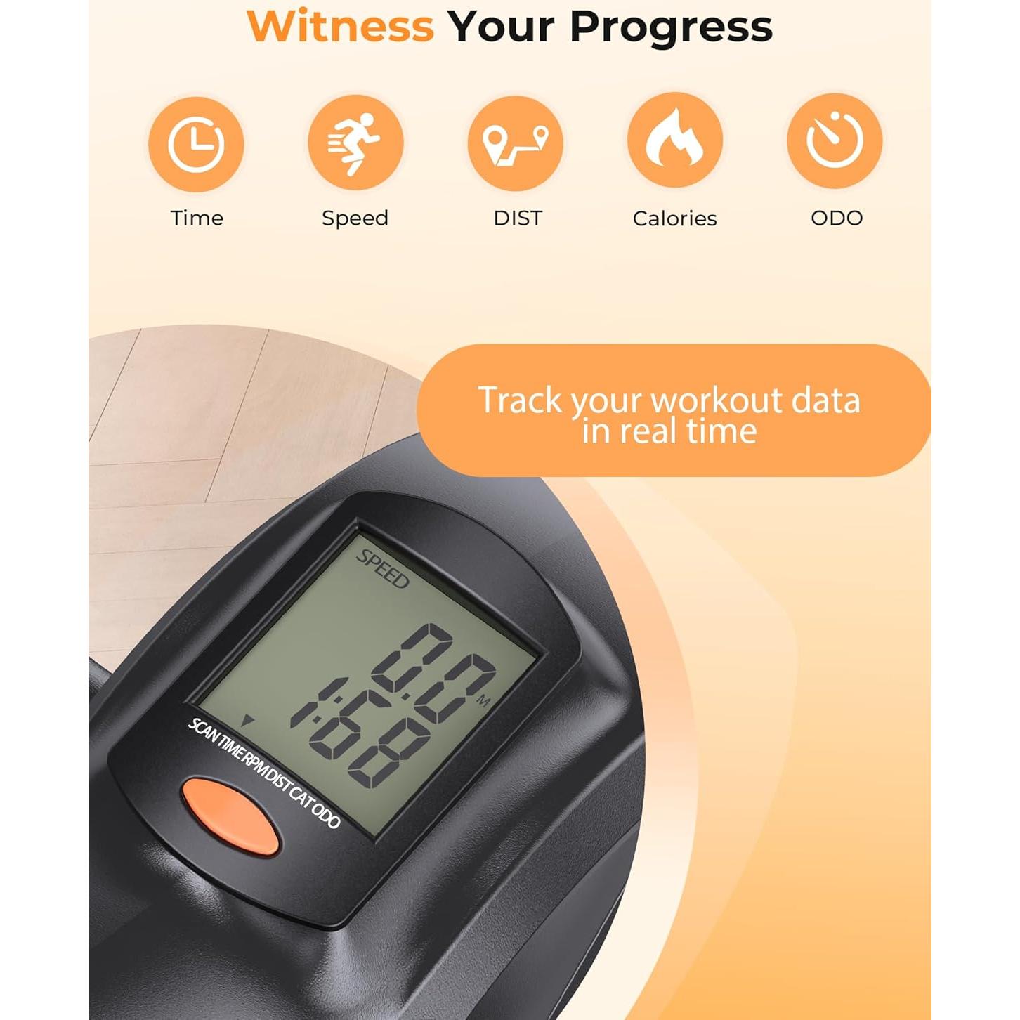 Bicicleta de Pedales YOSUDA YSD-MS-01 para Escritorio 16 Niveles