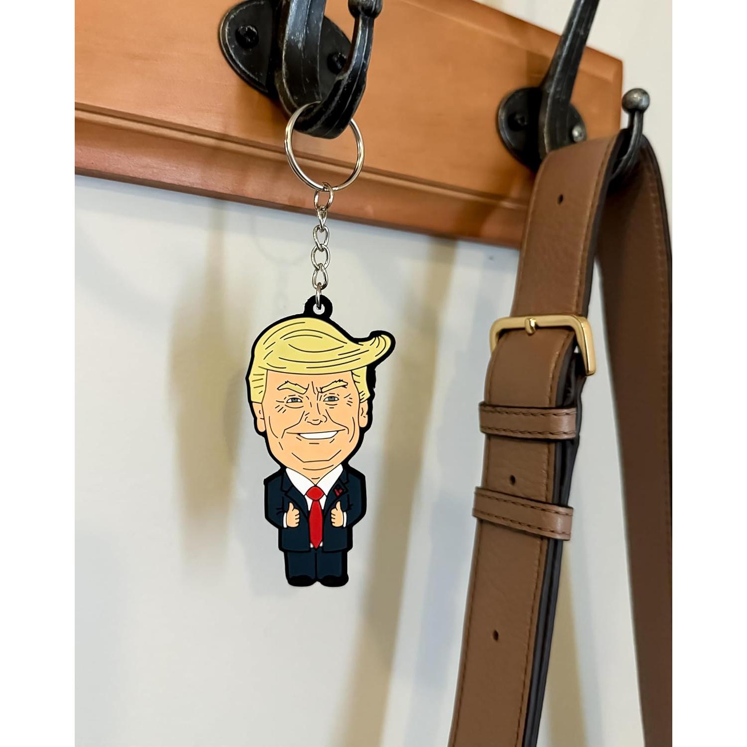 Llavero caricatura Donald Trump - 3.81 cm - Sátira política
