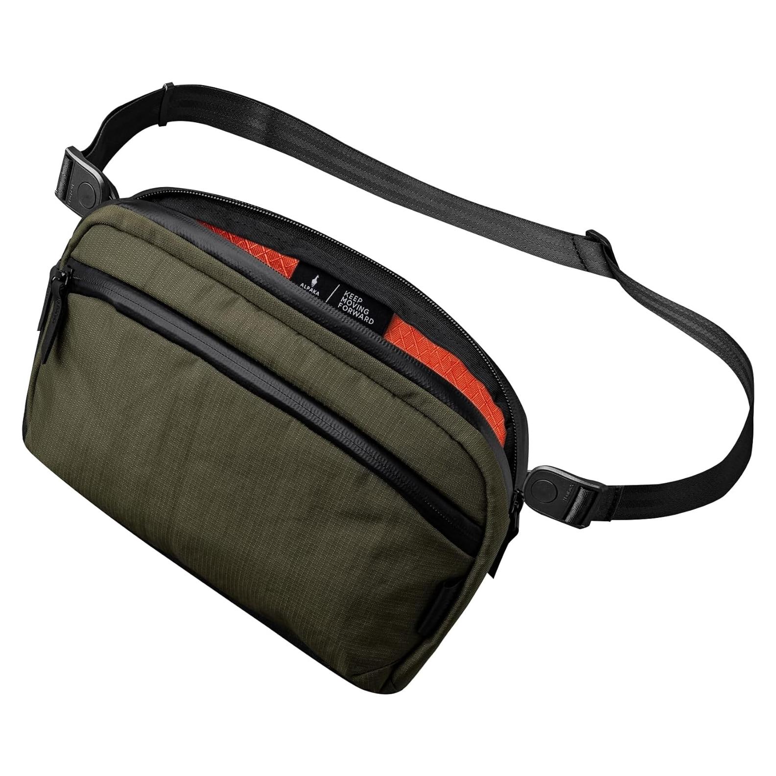 Bolsa de Hombro ALPAKA Flight Sling 2L Verde Compacta