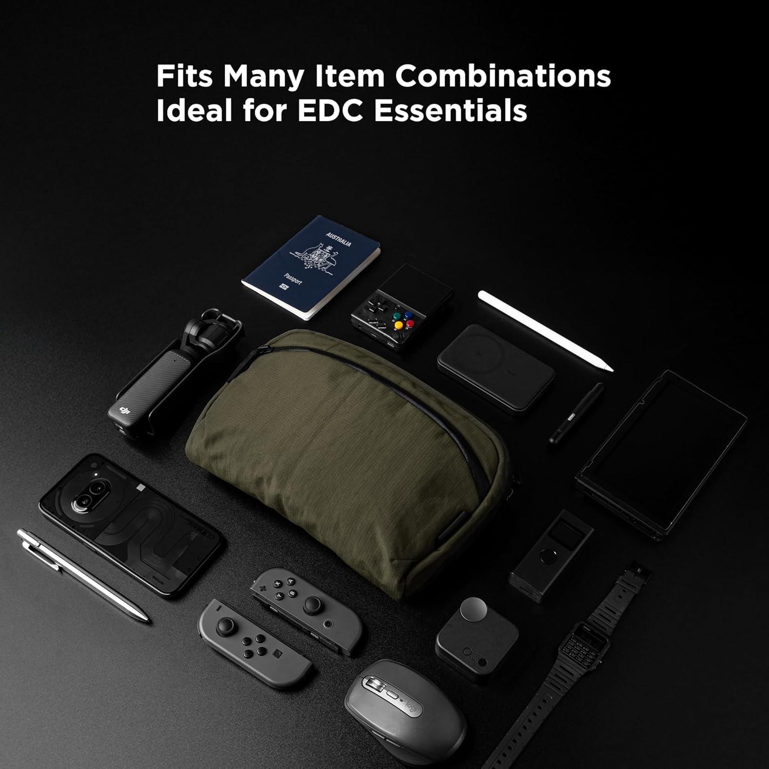 Bolsa de Hombro ALPAKA Flight Sling 2L Verde Compacta