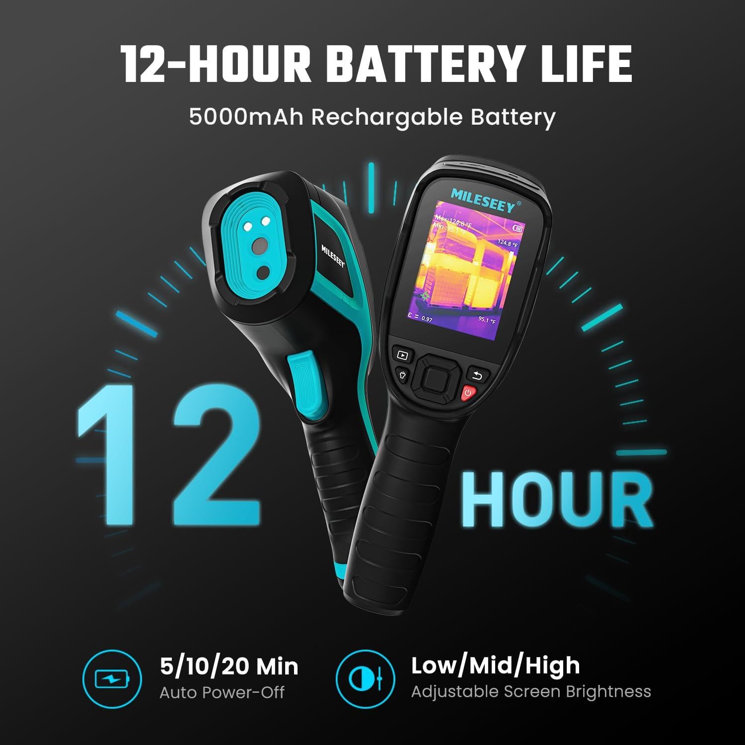 Cámara Térmica MILESEEY TR256E 256x192, 50Hz, -20°C a 350°C