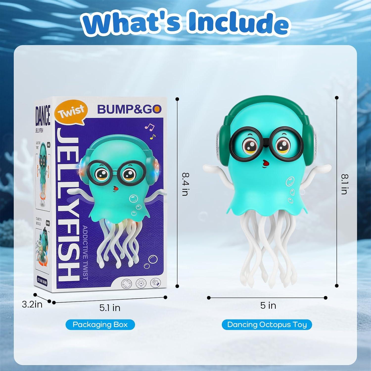 Juguete Musical Medusa Bailarina Diakud Verde 20.3x12.4cm