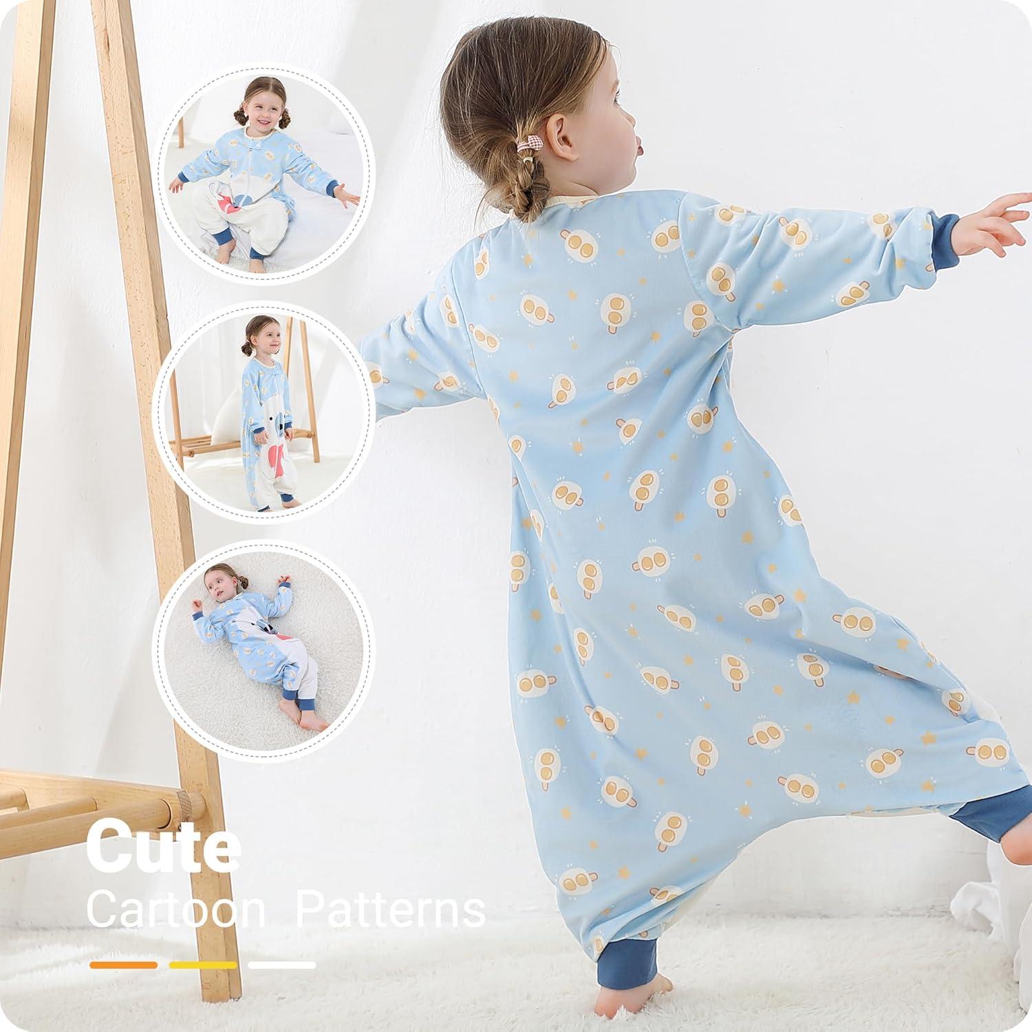 Saco de Dormir para Bebés HAHASHOW 3T Oso Largo Sin Mangas