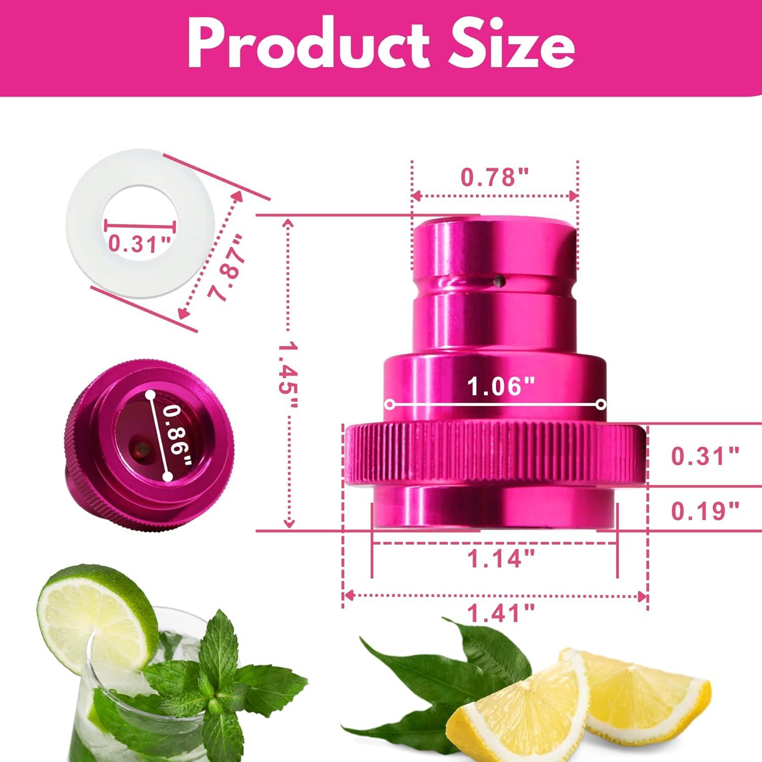 Adaptador Rápido CO2 GreatWhip para Fabricadores de Soda