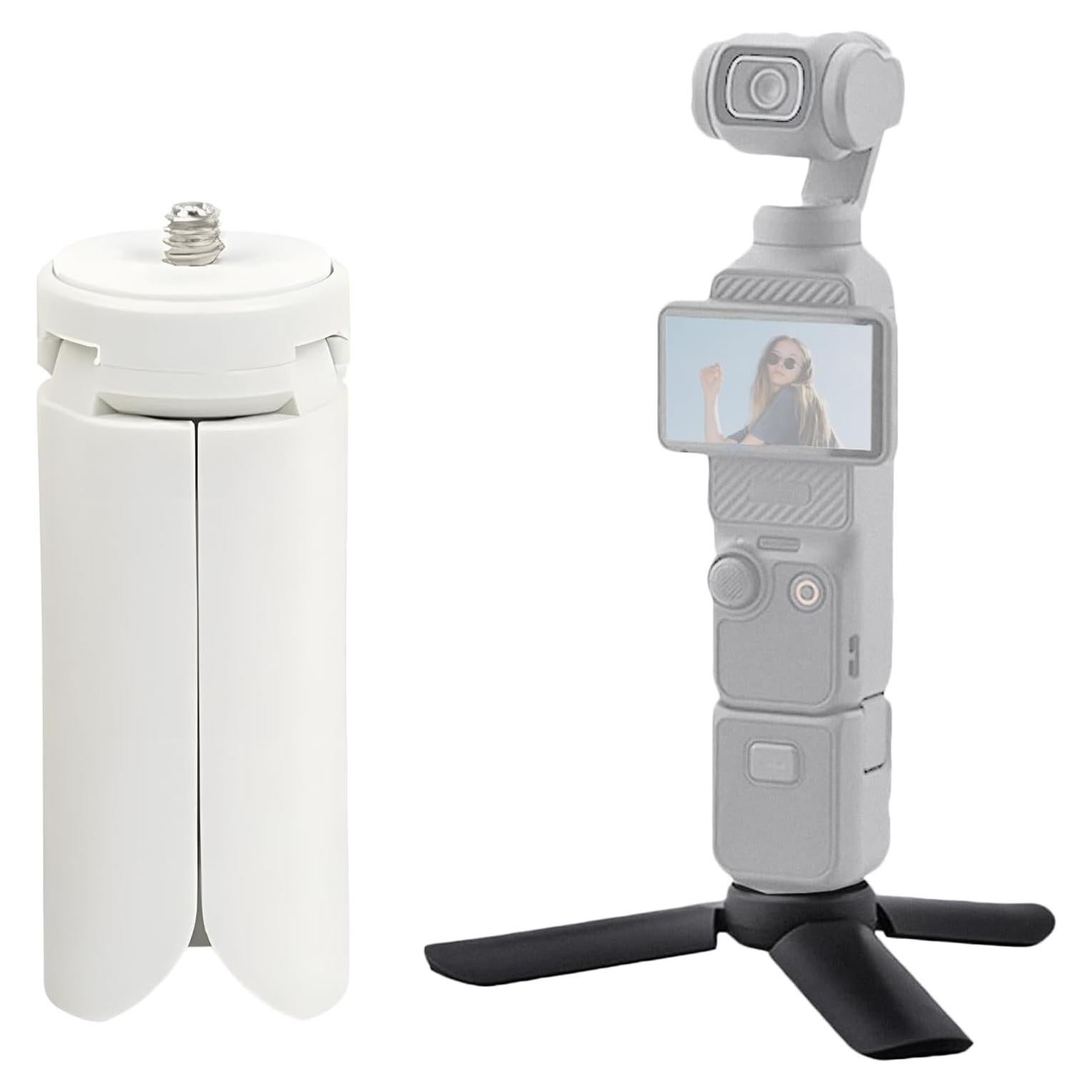 Trípode Mini TYUANDOUER Plegable para DJI Osmo Pocket 3 - Blanco