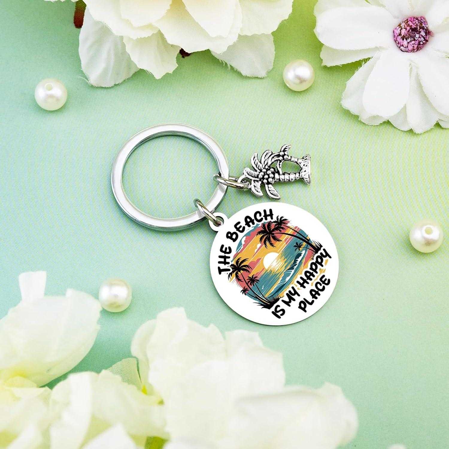 Llavero de Concha Playa - Regalo Oceánico para Mujeres