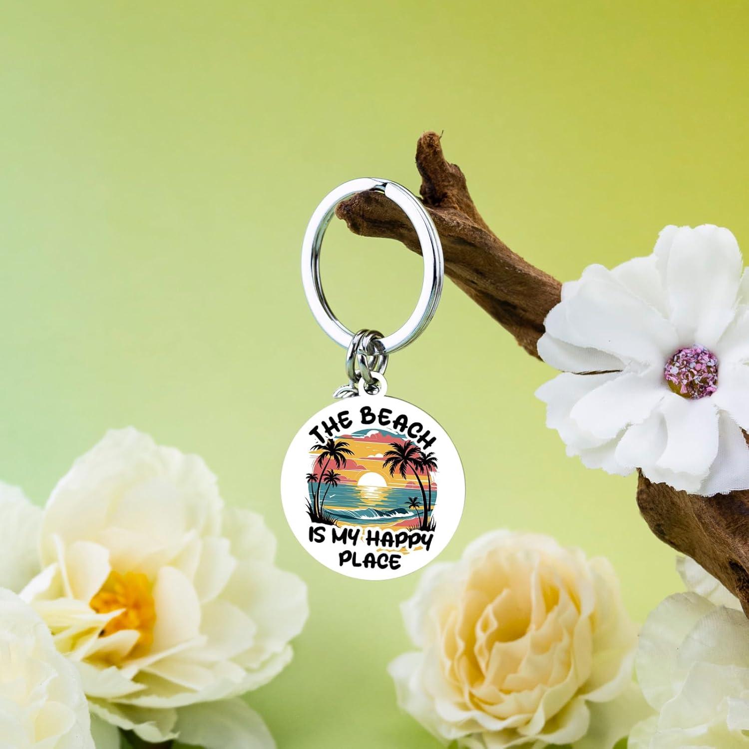 Llavero de Concha Playa - Regalo Oceánico para Mujeres