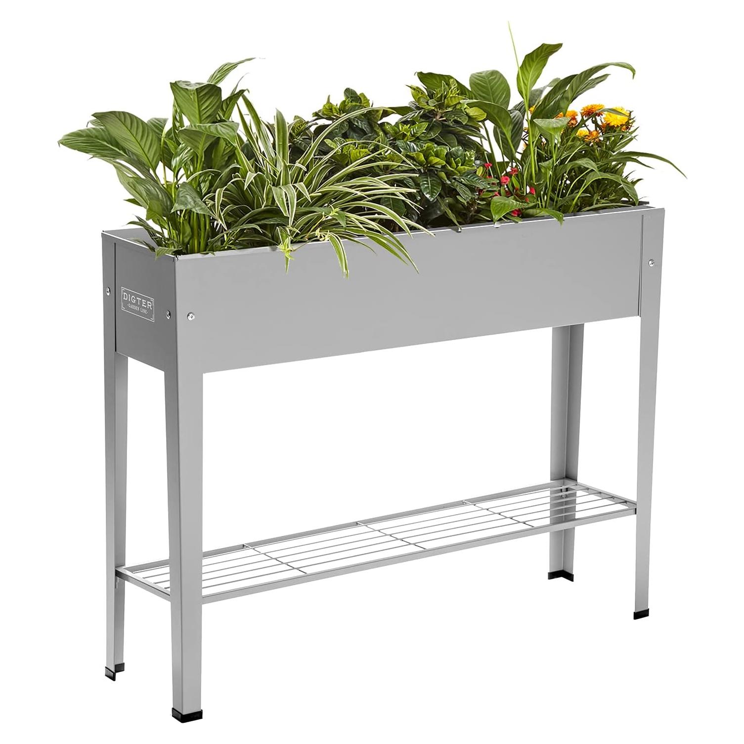 Cama Elevada de Jardín ProGard 101.6 cm Gris Resistente