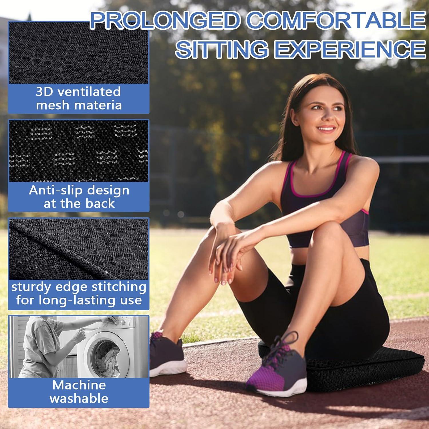 Cojín de Asiento Portátil REEZEIVI 2 Unidades Malla 3D Lavable