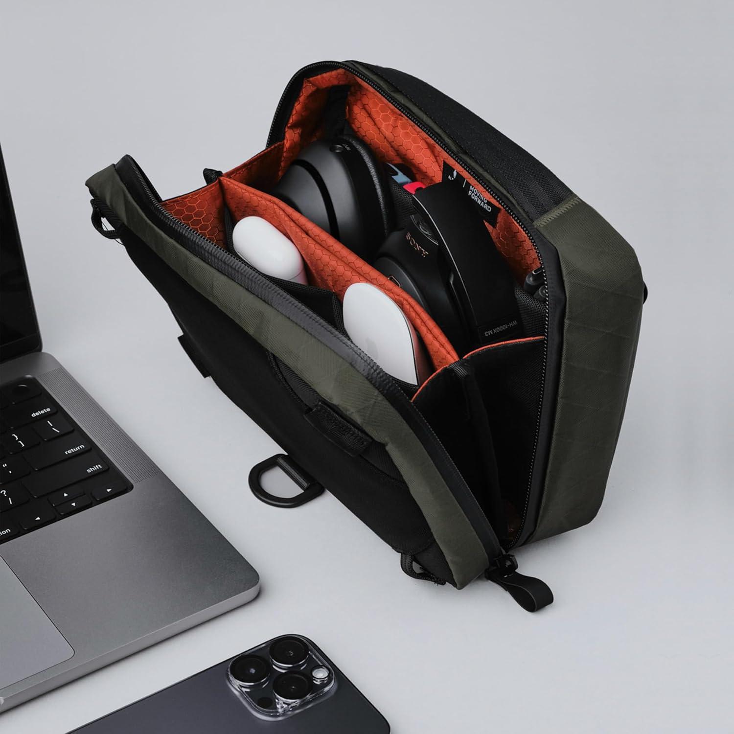 ALPAKA Elements Tech Case Max Verde Oscuro - Organizador EDC