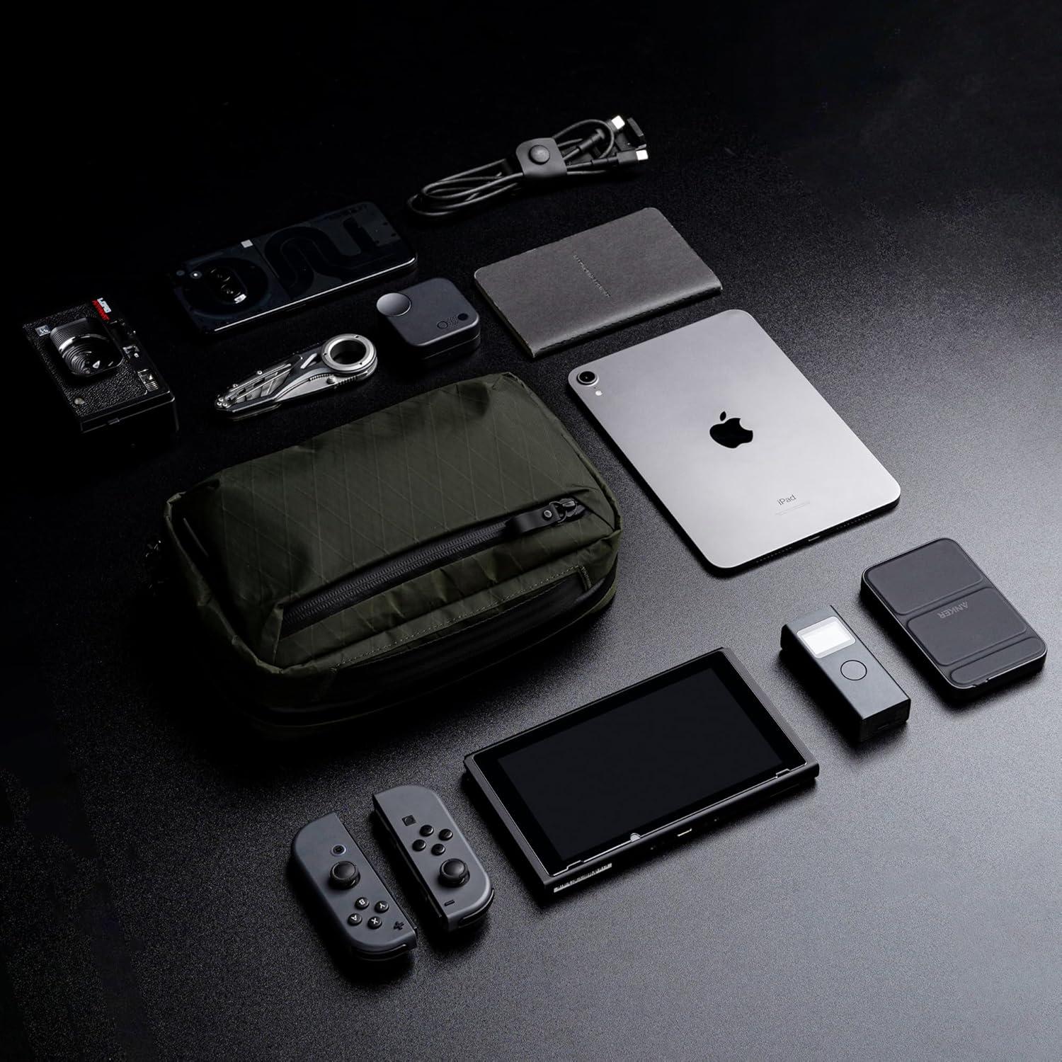 ALPAKA Elements Tech Case Max Verde Oscuro - Organizador EDC