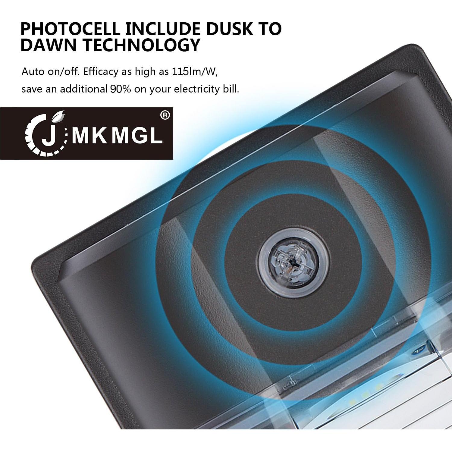 Luz de Pared LED JMK MGL 26W con Fotocélula 3000LM IP65