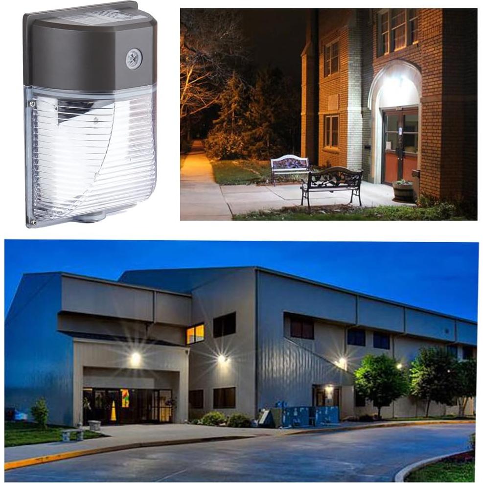 Luz de Pared LED JMK MGL 26W con Fotocélula 3000LM IP65