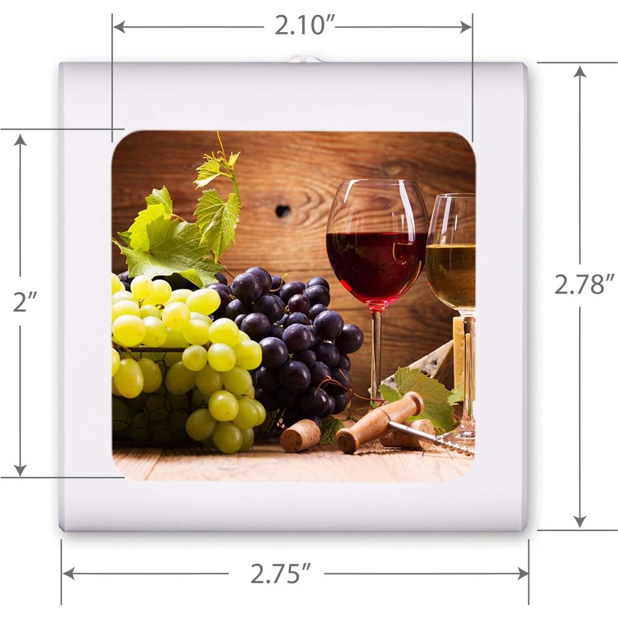 Luz Nocturna LED Art Plates con Sensor Automático y Brillo Ajustable