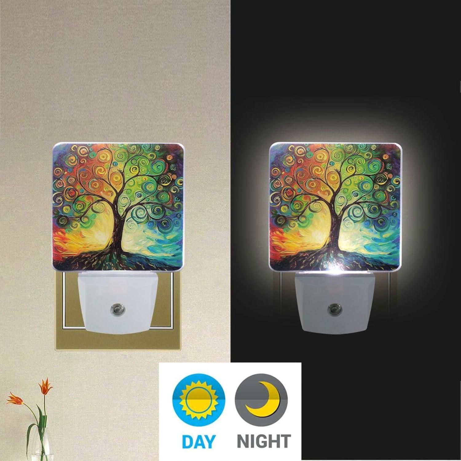 Juego de 2 Lámparas Nocturnas LED Vdsrup con Sensor Automático