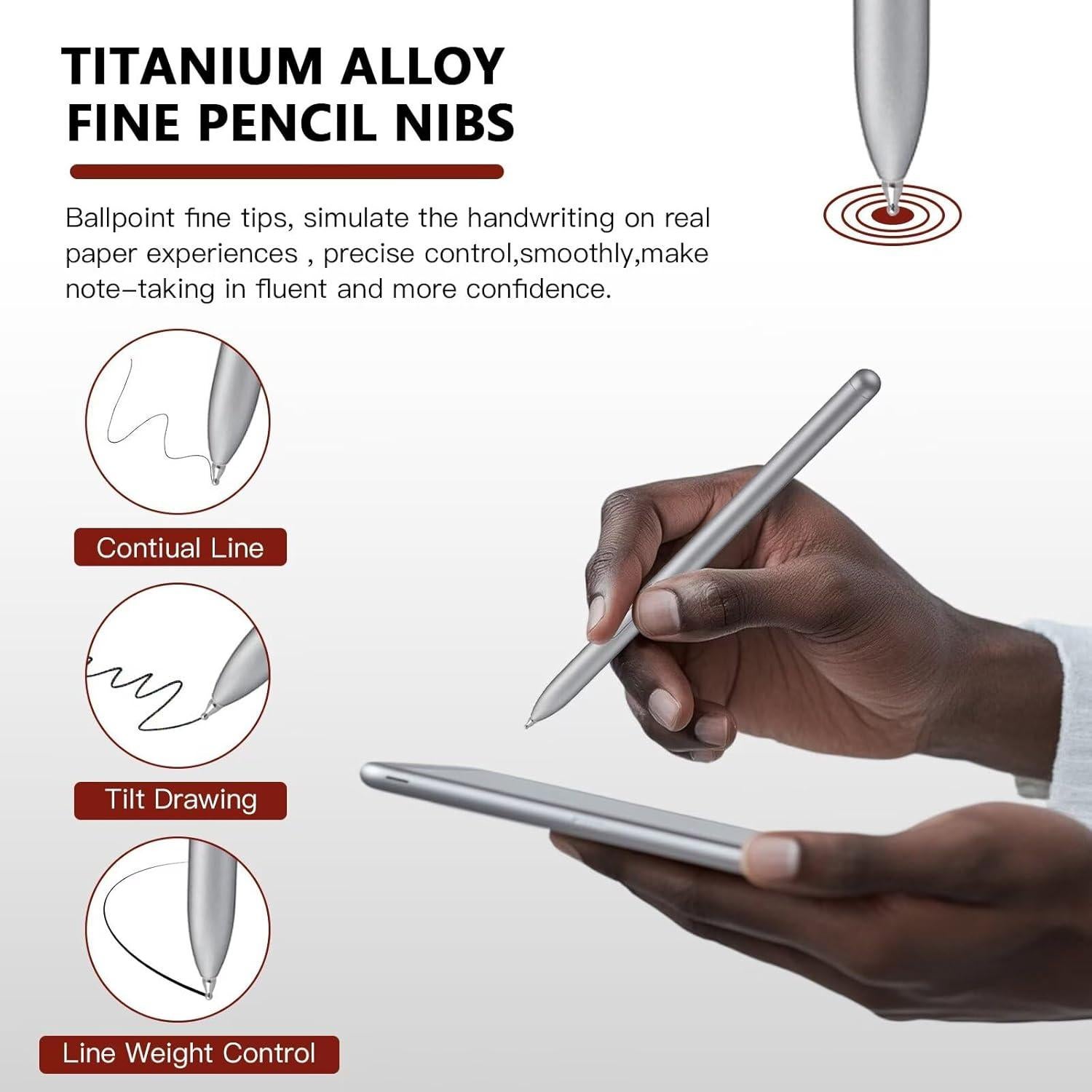 Puntas de Reemplazo Stylus Pen XSPANDER para Samsung Tab S7-S25