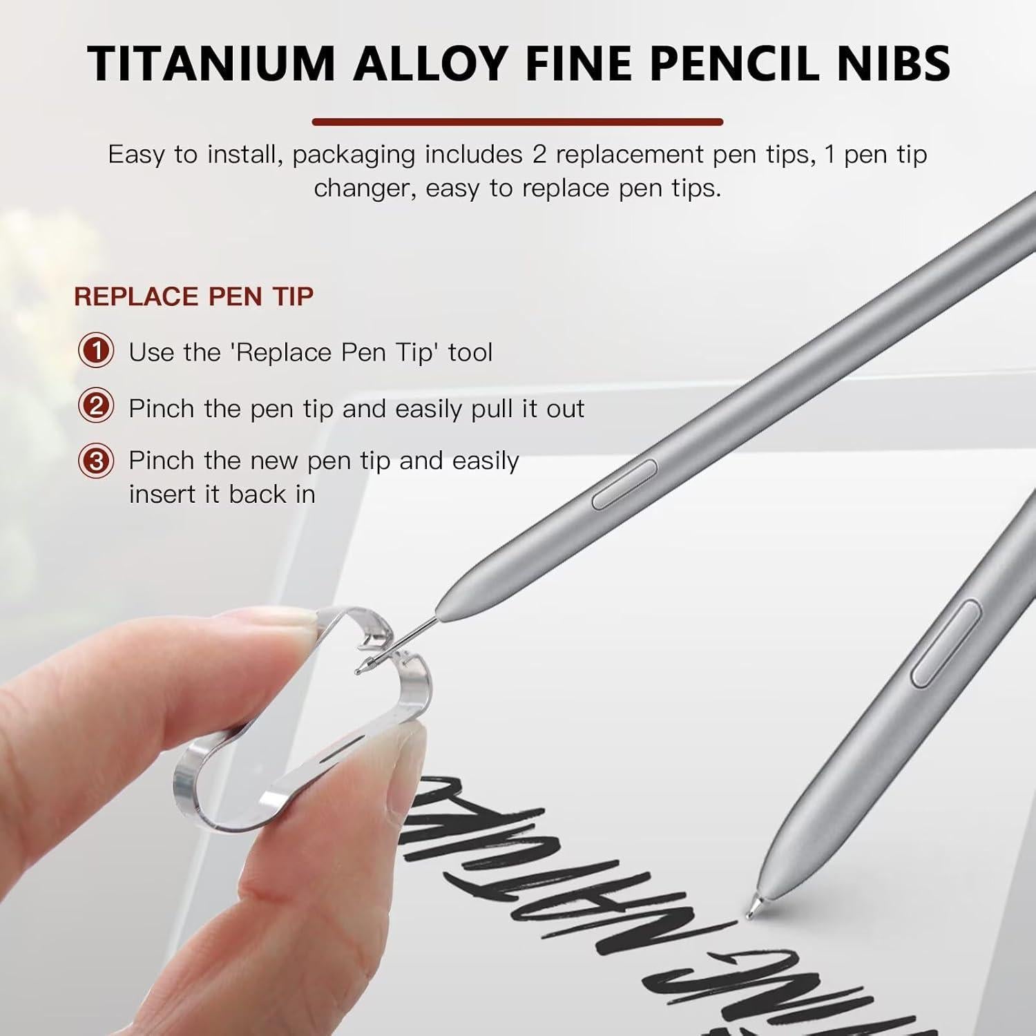 Puntas de Reemplazo Stylus Pen XSPANDER para Samsung Tab S7-S25