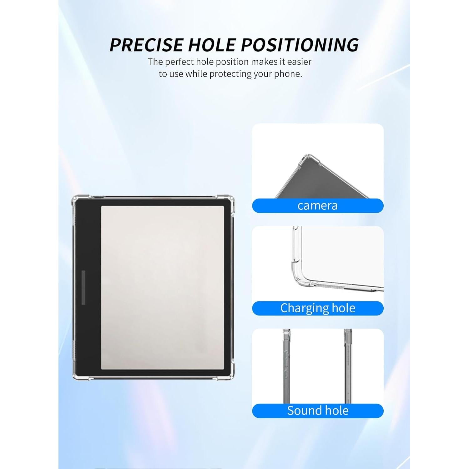 Funda Transparente BOVUGAC para BOOX Go Color 7 Gen II - Ultra Delgada