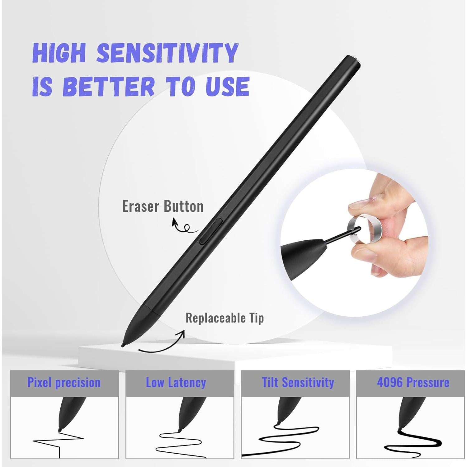 Lápiz Estilográfico Rsepvwy EMR para Galaxy S22 S23 S24 Ultra