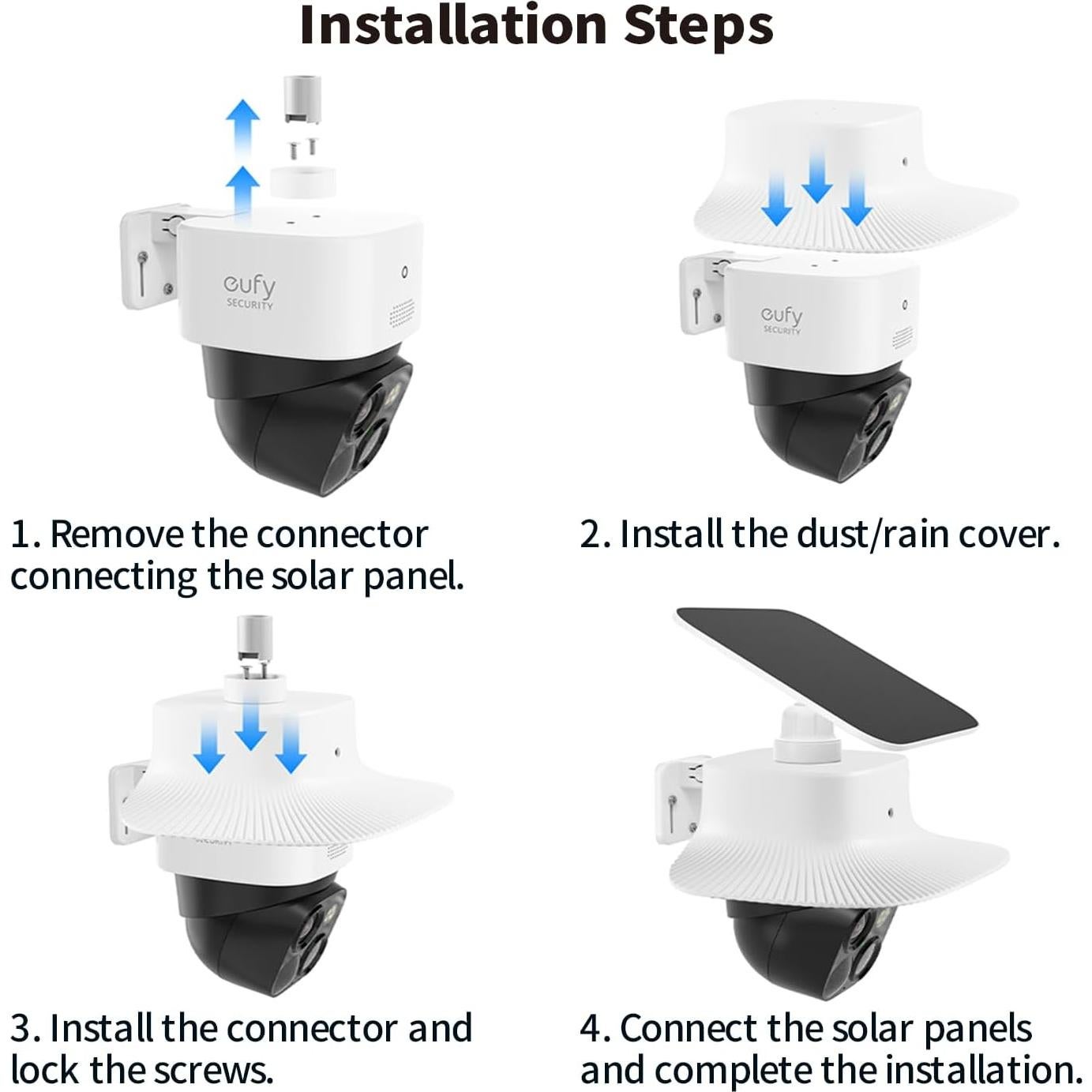 Cubierta de Lluvia Eufy Security SoloCam S340 - Protección Exterior