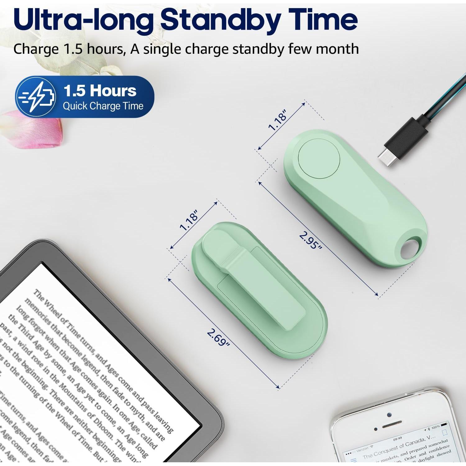 Pasador de Página Inalámbrico DATAFY Verde para Kindle y iPad