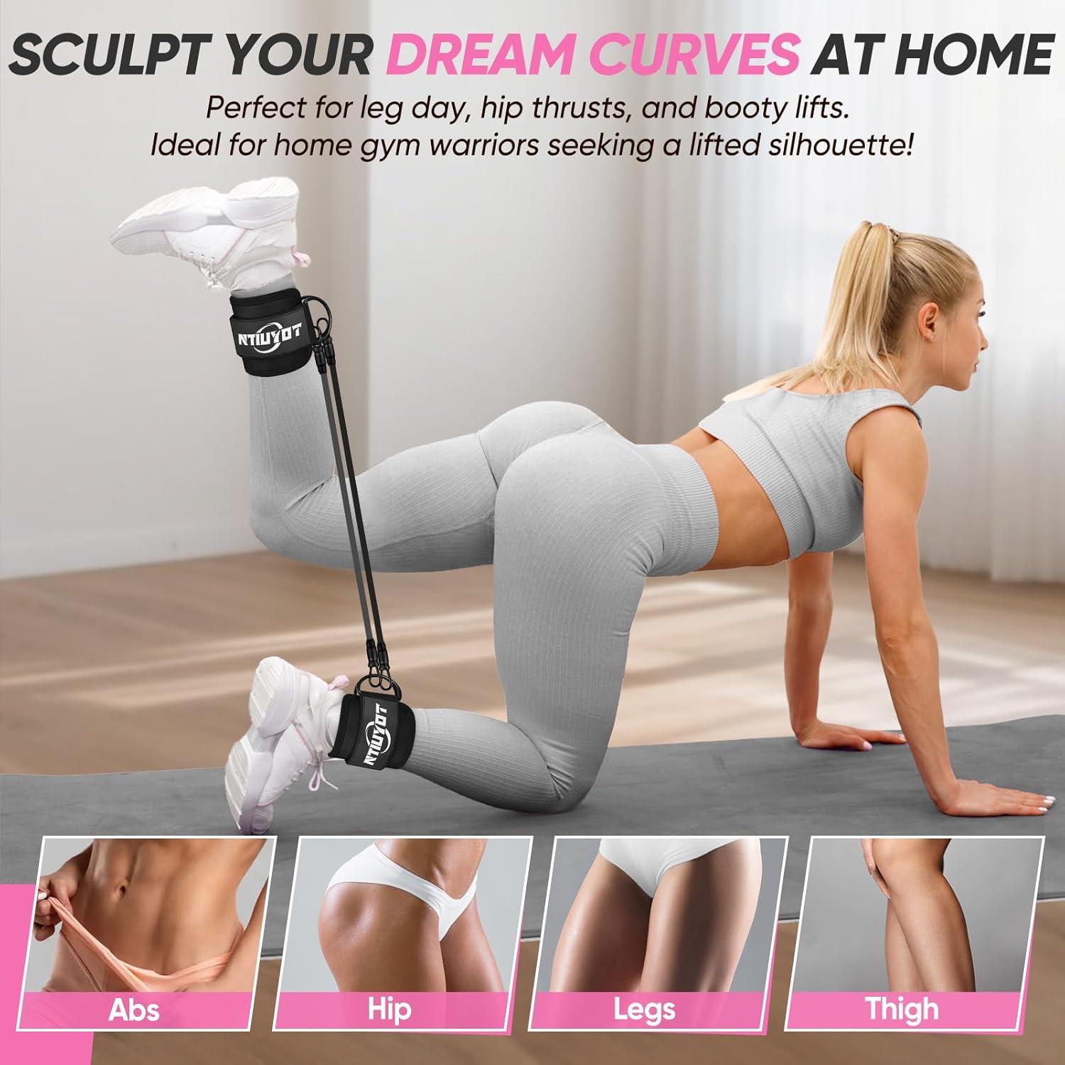 Bandas de Resistencia para Tobillos NTIUYOT - 3 Niveles Ajustables