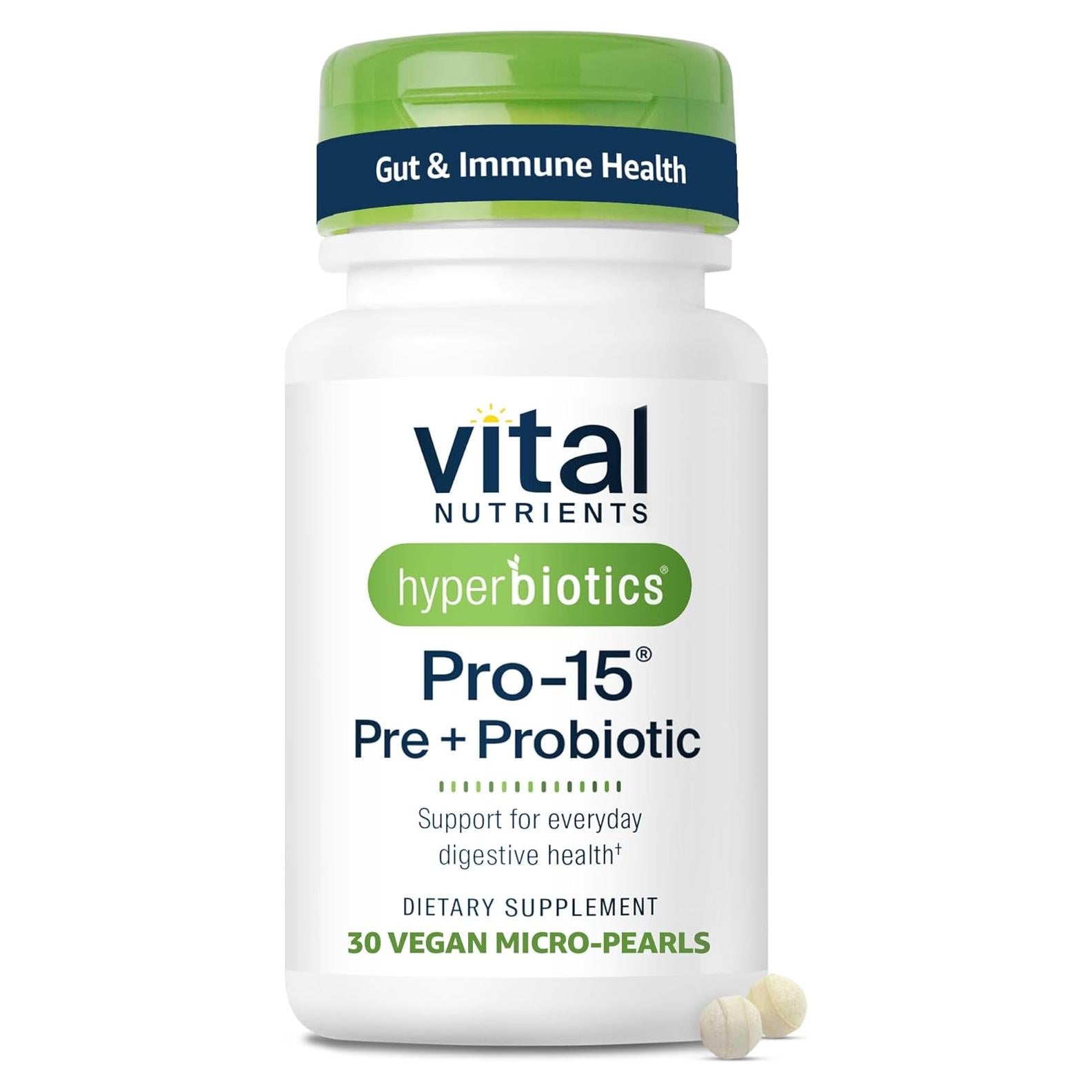 Pro-15 Probioticos Hyperbiotics 30 Perlas Veganas Digestivas
