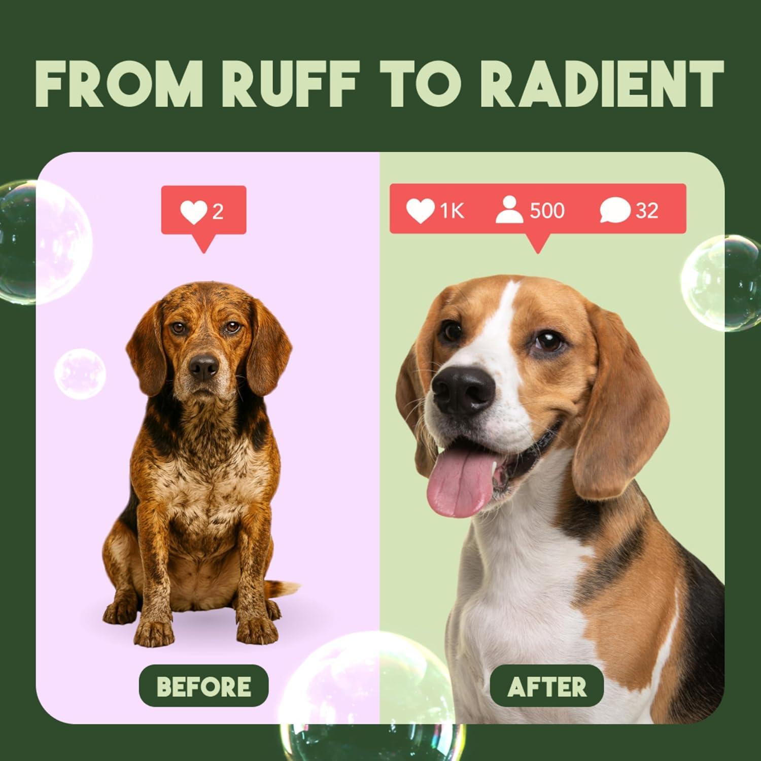 Acondicionador TropiClean para Perros 3.78L Kiwi y Manteca de Cacao