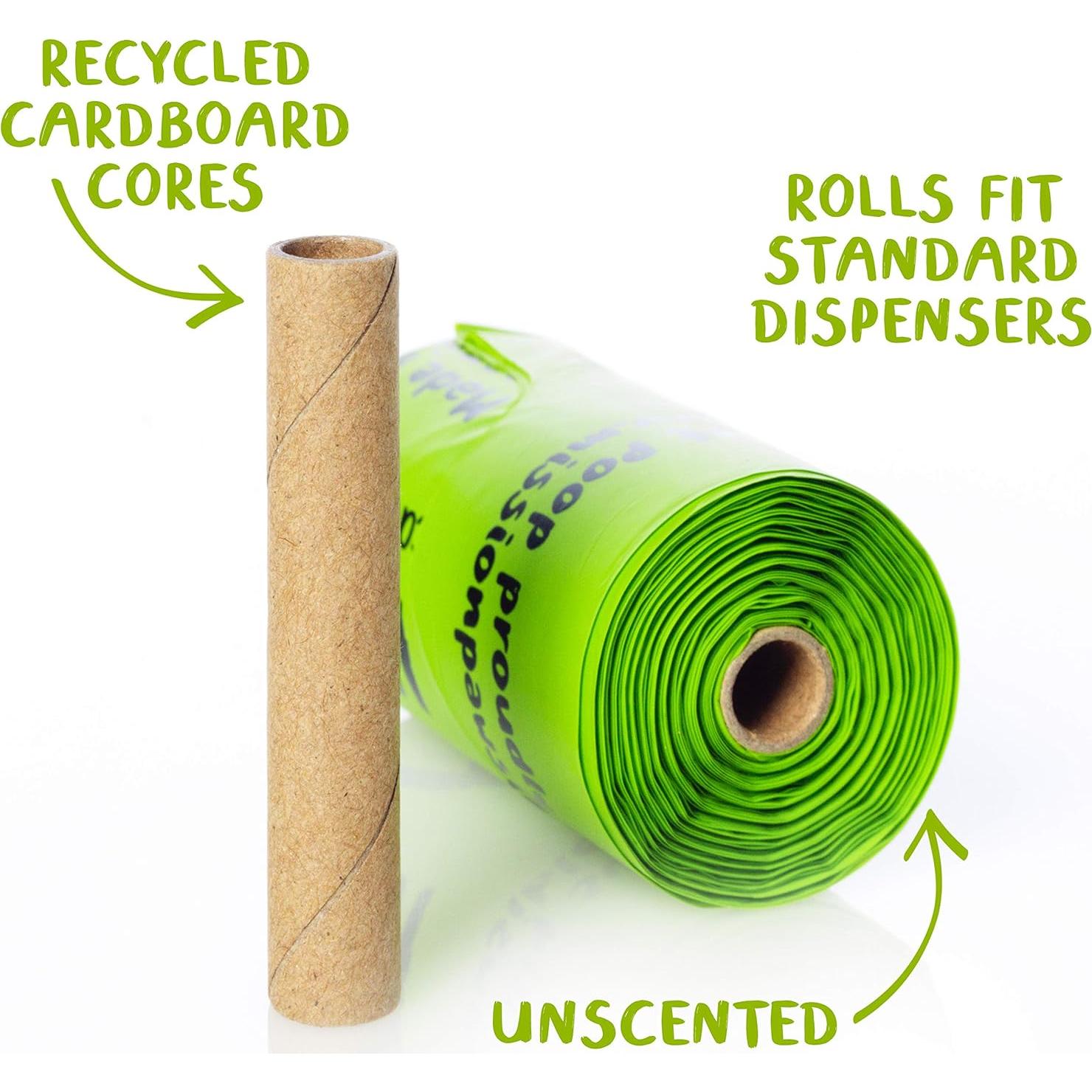 Bolsas de Basura Compostables para Perros Planet Poop - 60 Unidades