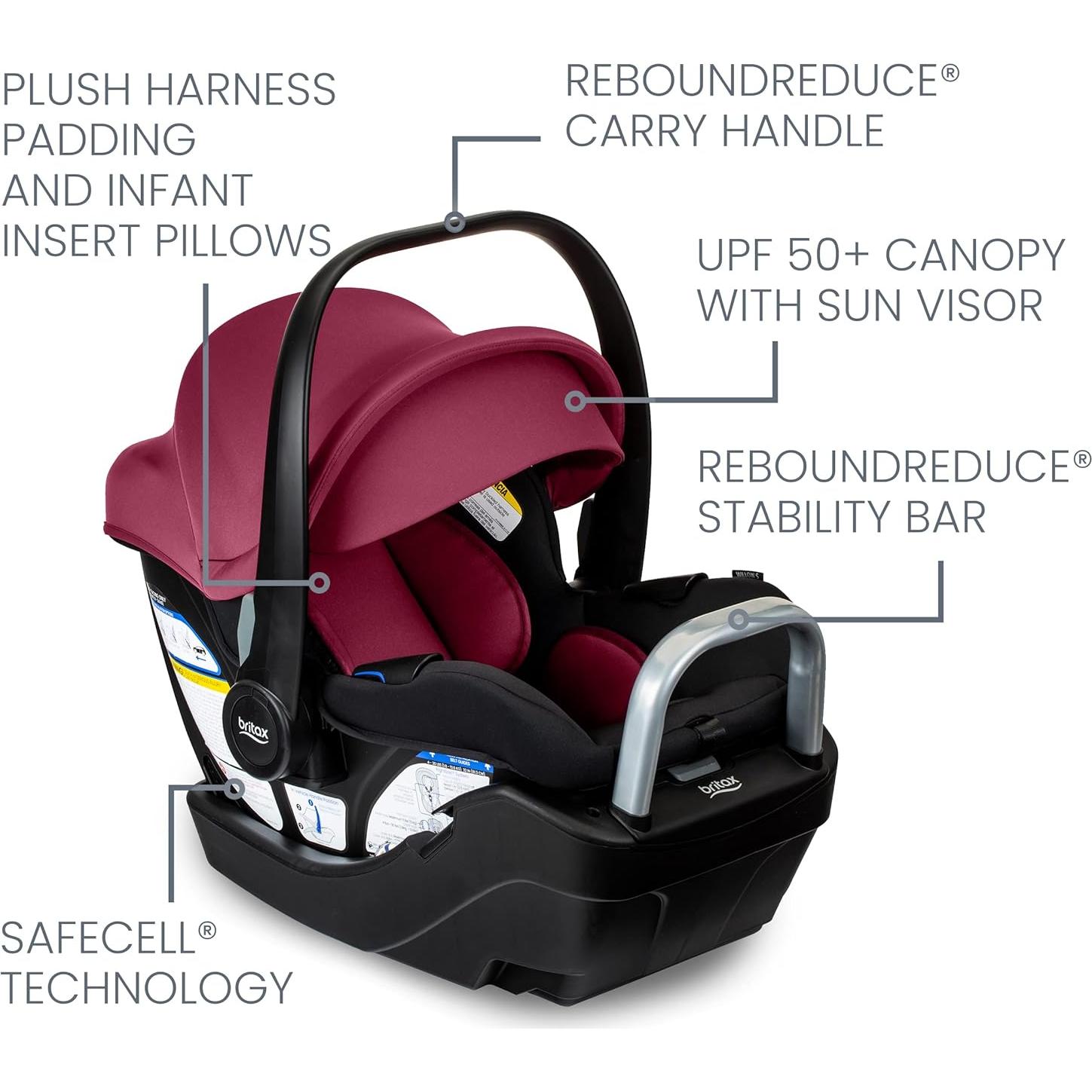 Asiento de auto convertible Britax Poplar 2 en 1 Cobalt Onyx