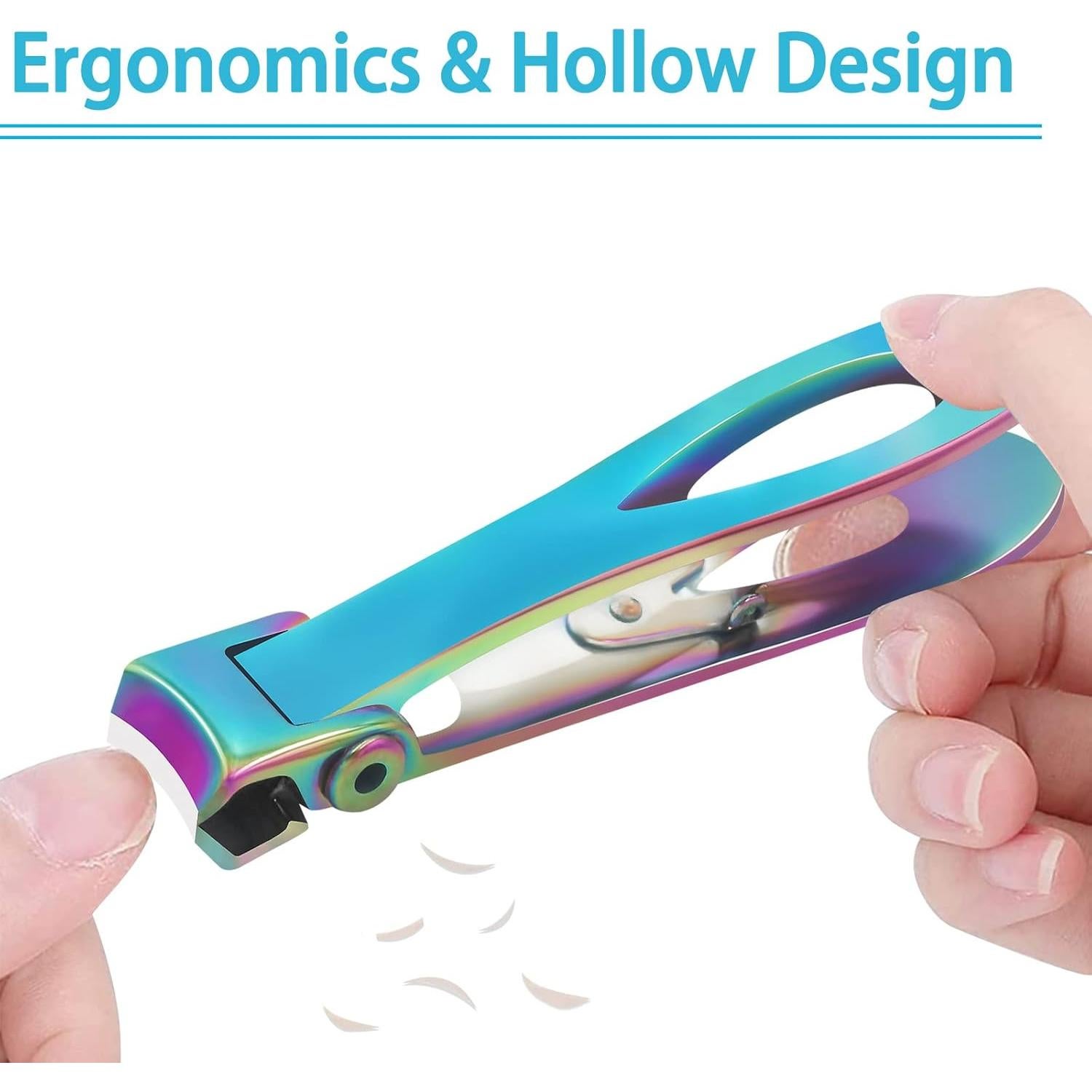 Cortauñas Gruesas Werlla Multicolor 17mm Acero Inoxidable