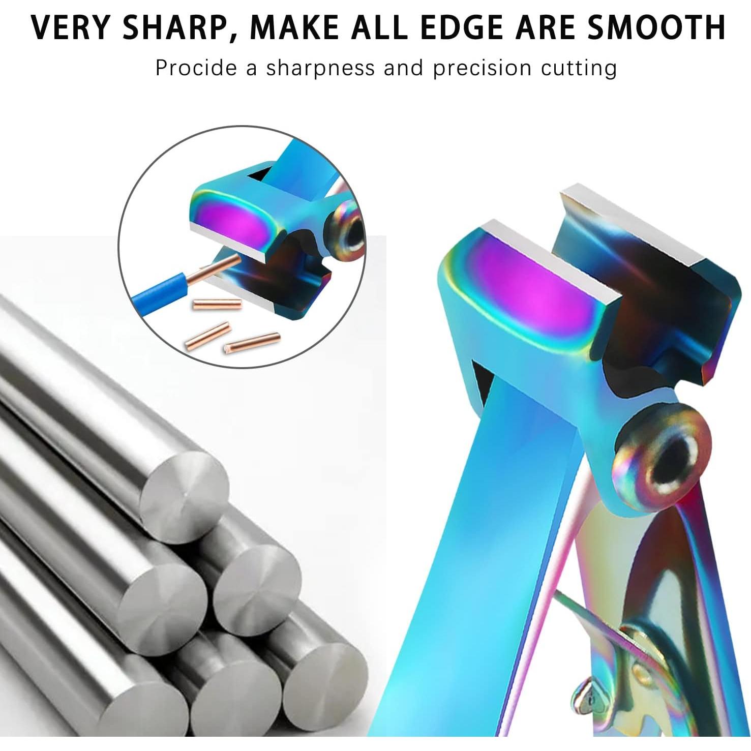 Cortauñas Gruesas Werlla Multicolor 17mm Acero Inoxidable