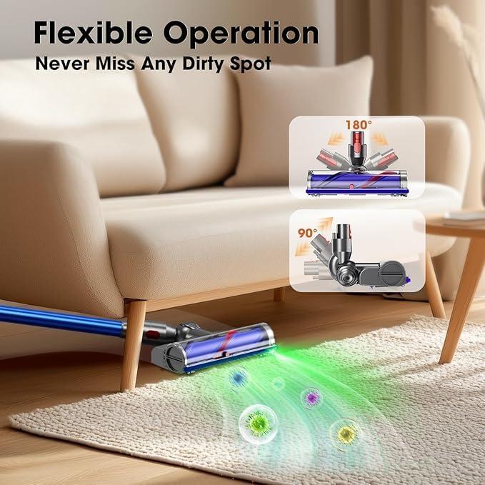 Cabezal de Limpieza Directo AZYM para Aspiradoras Dyson V7-V15