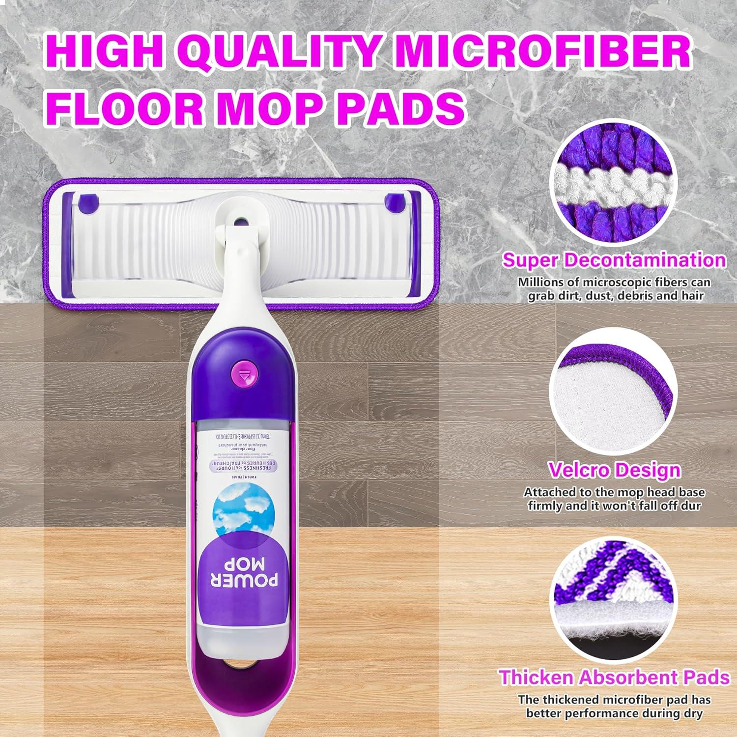 Paños de Mopa Reutilizables ILAVCLEAN 6 Unidades Microfibra