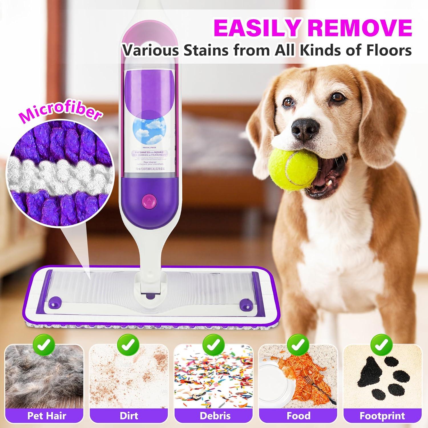 Paños de Mopa Reutilizables ILAVCLEAN 6 Unidades Microfibra