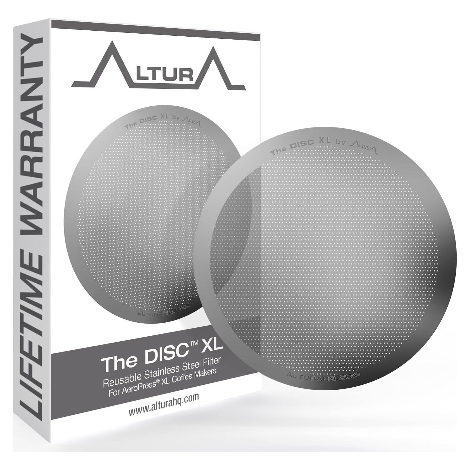 Filtro XL de Acero Inoxidable Altura para AeroPress